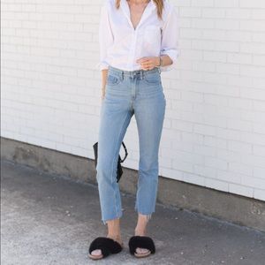 Everlane High Rise Kick Crop Size 27